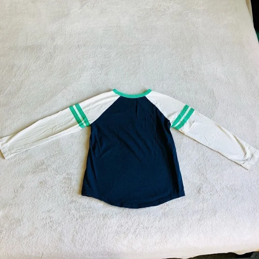 Gymboree Boys Long Sleeve Color blocked Baseball T-Shirt